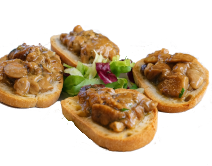 Bruschette ai Funghi Porcini